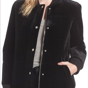 Members Only velvet bomber jacket